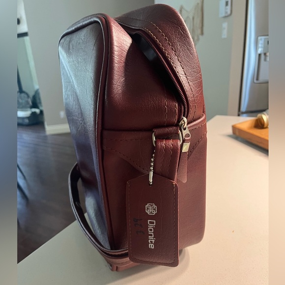 Dionite bag vintage red leather - Picture 2 of 10